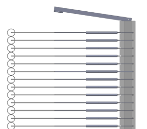 Construction of drying racks - Top limiter
